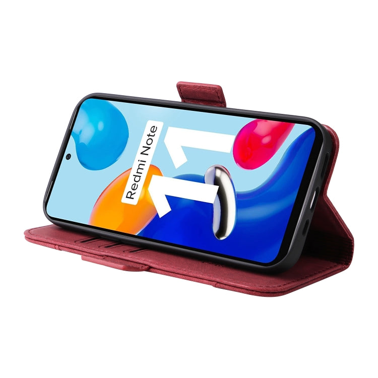 For Xiaomi Redmi Note 11 4G BETOPNICE Dual-side Buckle Leather Phone Case