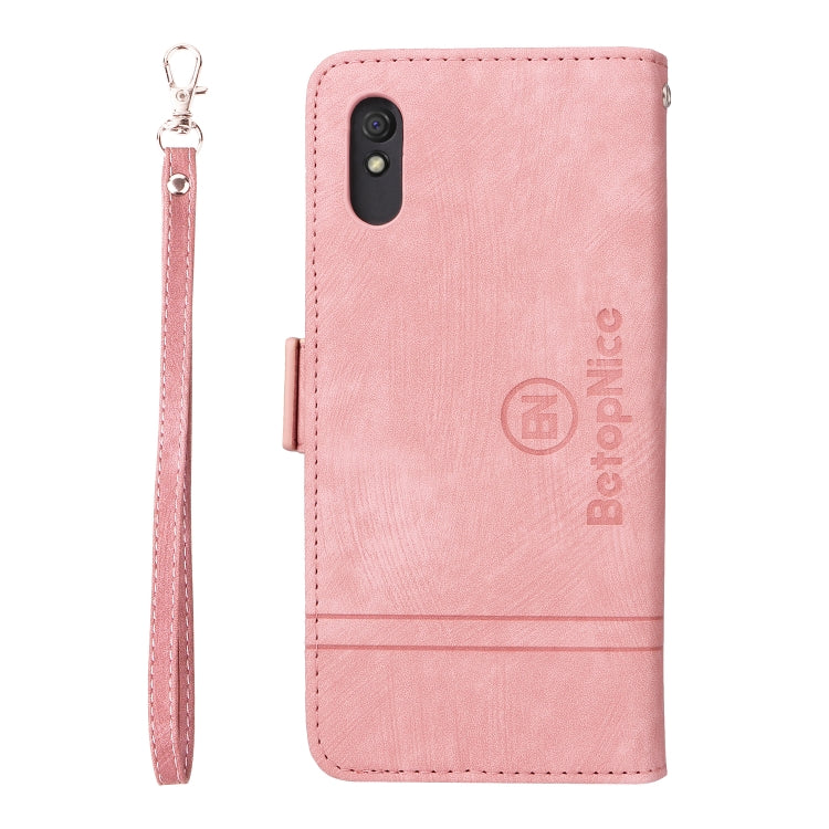 For Xiaomi Redmi 9A BETOPNICE Dual-side Buckle Leather Phone Case