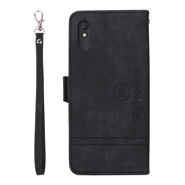 For Xiaomi Redmi 9A BETOPNICE Dual-side Buckle Leather Phone Case