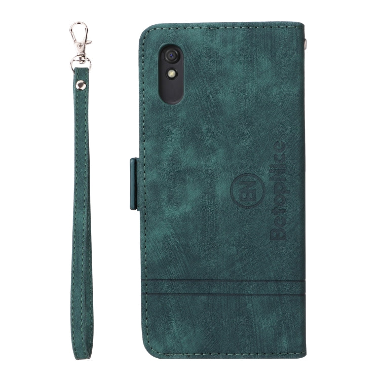 For Xiaomi Redmi 9A BETOPNICE Dual-side Buckle Leather Phone Case