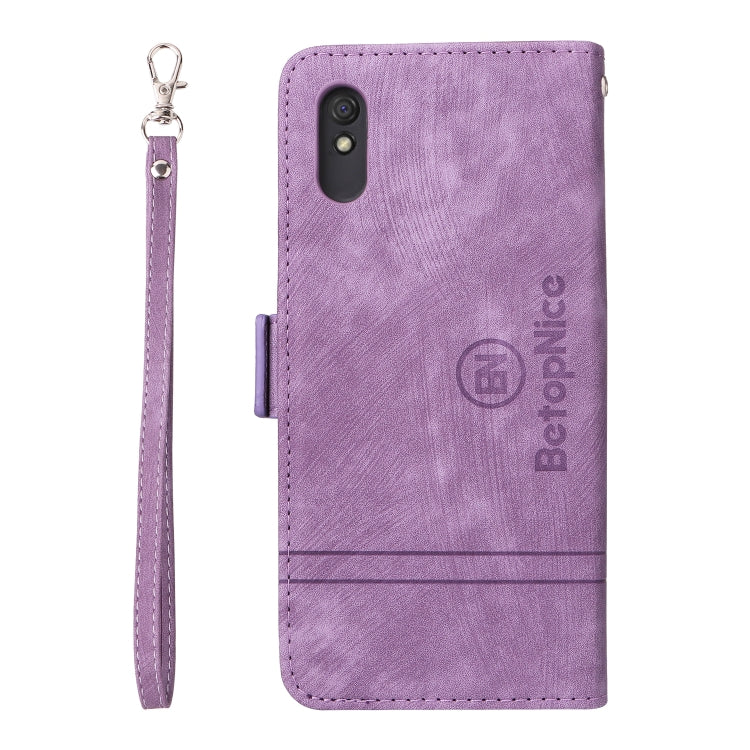 For Xiaomi Redmi 9A BETOPNICE Dual-side Buckle Leather Phone Case