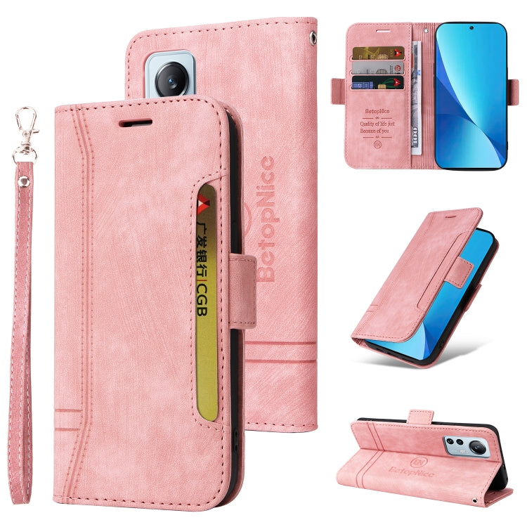 For Xiaomi 12 Lite BETOPNICE Dual-side Buckle Leather Phone Case