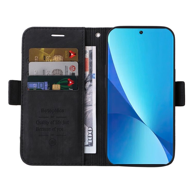 For Xiaomi 12 Lite BETOPNICE Dual-side Buckle Leather Phone Case