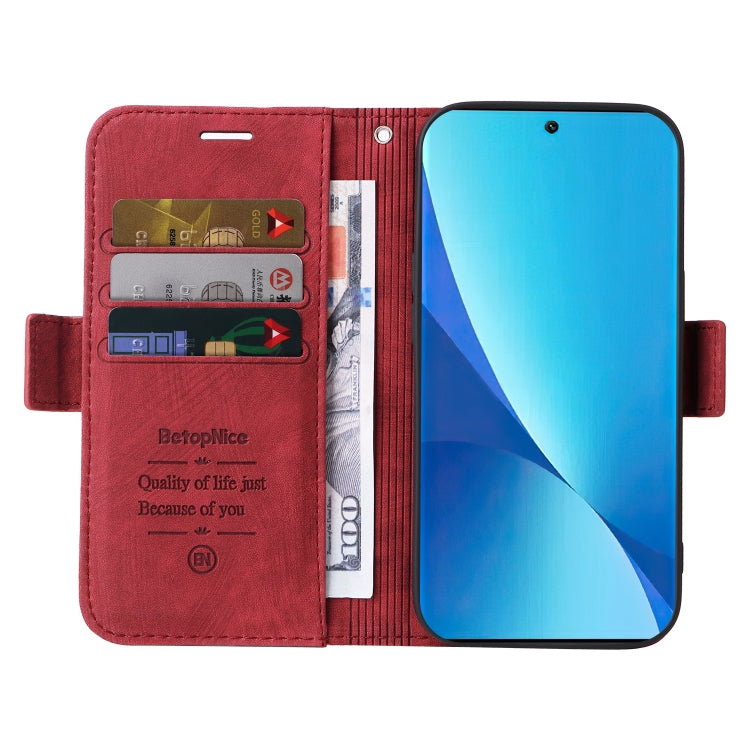 For Xiaomi 12 Lite BETOPNICE Dual-side Buckle Leather Phone Case