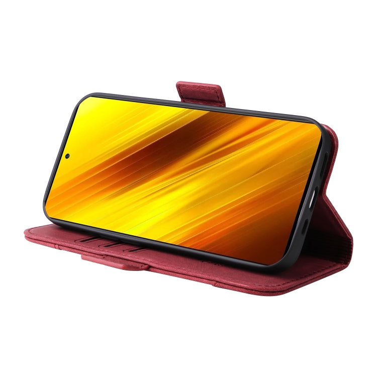 For Xiaomi Poco X3 NFC BETOPNICE Dual-side Buckle Leather Phone Case