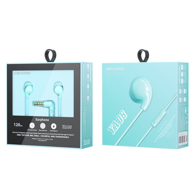 WEKOME YA08 3.5mm Candy Color Music Wired Earphone