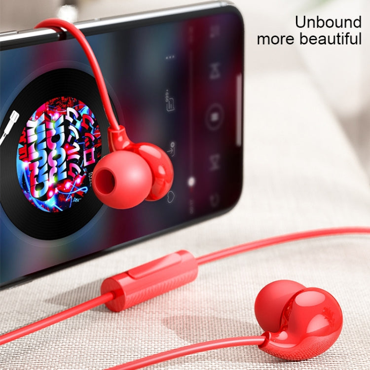 WEKOME YA08 3.5mm Candy Color Music Wired Earphone
