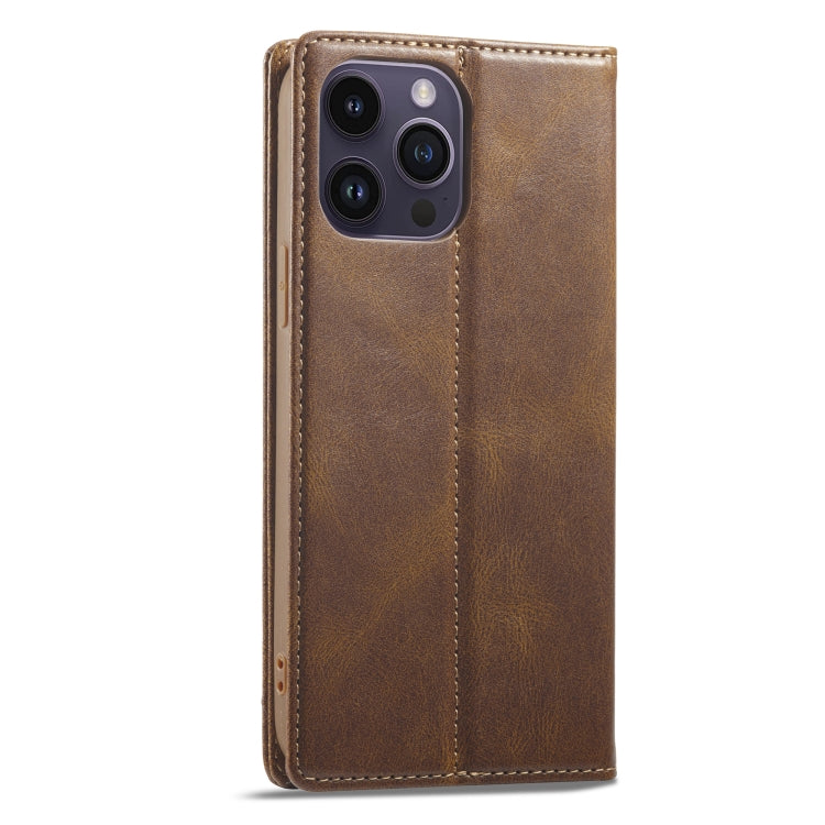 For iPhone 14 Pro LC.IMEEKE RFID Anti-theft Leather Phone Case