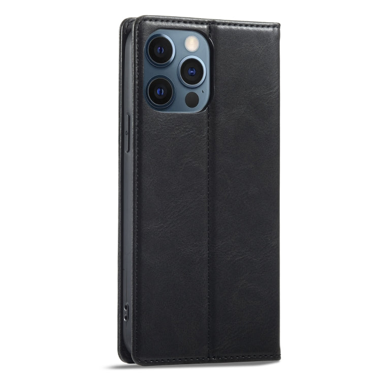 For iPhone 12 Pro Max LC.IMEEKE RFID Anti-theft Leather Phone Case