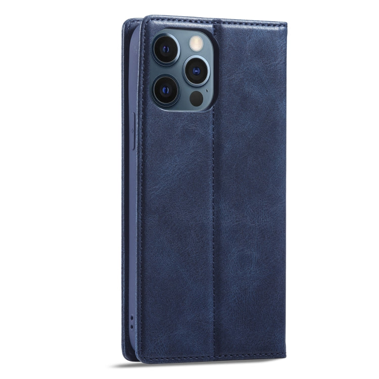 For iPhone 12 Pro Max LC.IMEEKE RFID Anti-theft Leather Phone Case