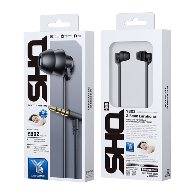 WEKOME YB02 SHQ Series In-Ear Sleep Wired Earphone, Plug Type:3.5mm