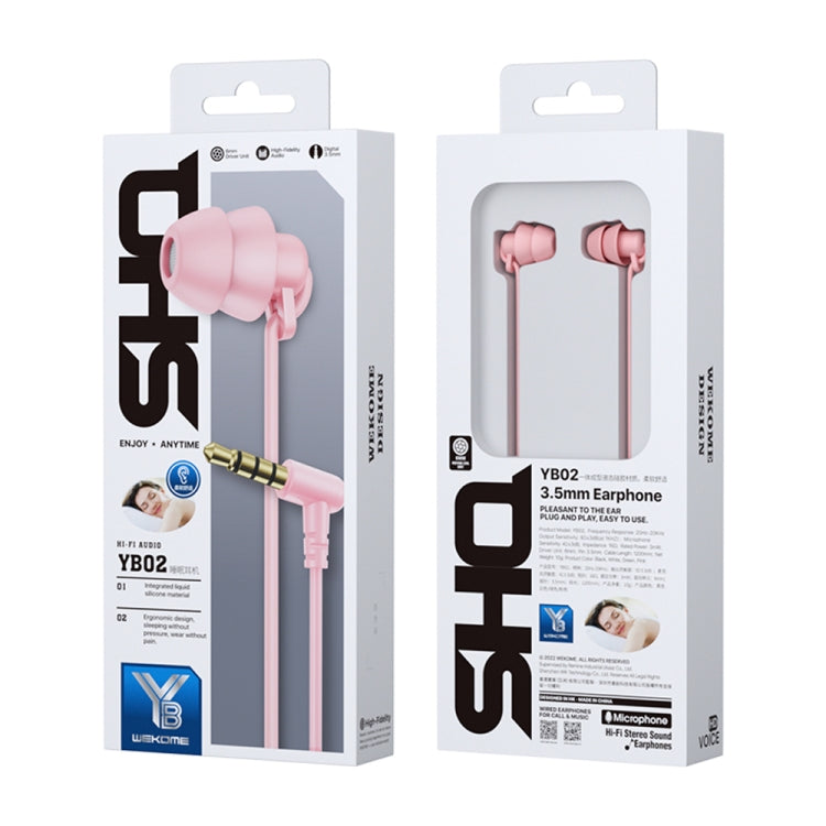 WEKOME YB02 SHQ Series In-Ear Sleep Wired Earphone, Plug Type:3.5mm