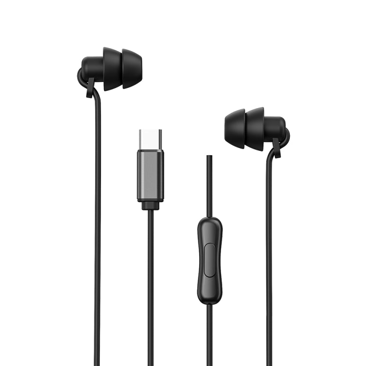 WEKOME YB02 SHQ Series In-Ear Sleep Wired Earphone, Plug Type:Type-C
