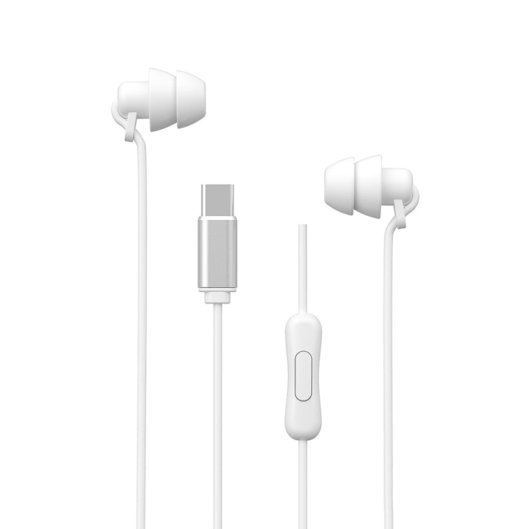 WEKOME YB02 SHQ Series In-Ear Sleep Wired Earphone, Plug Type:Type-C
