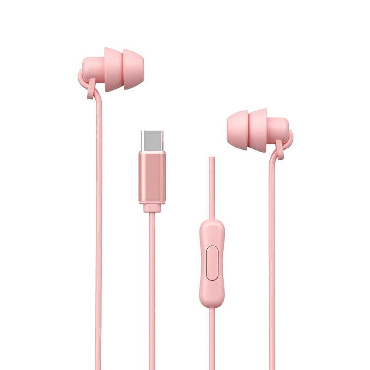 WEKOME YB02 SHQ Series In-Ear Sleep Wired Earphone, Plug Type:Type-C