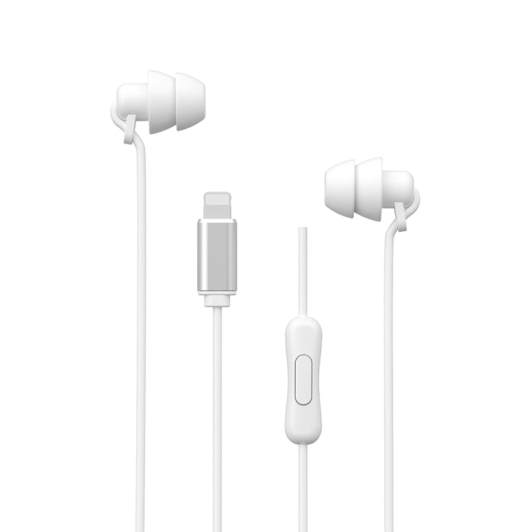 WEKOME YB02 SHQ Series In-Ear Sleep Wired Earphone, Plug Type:8 Pin