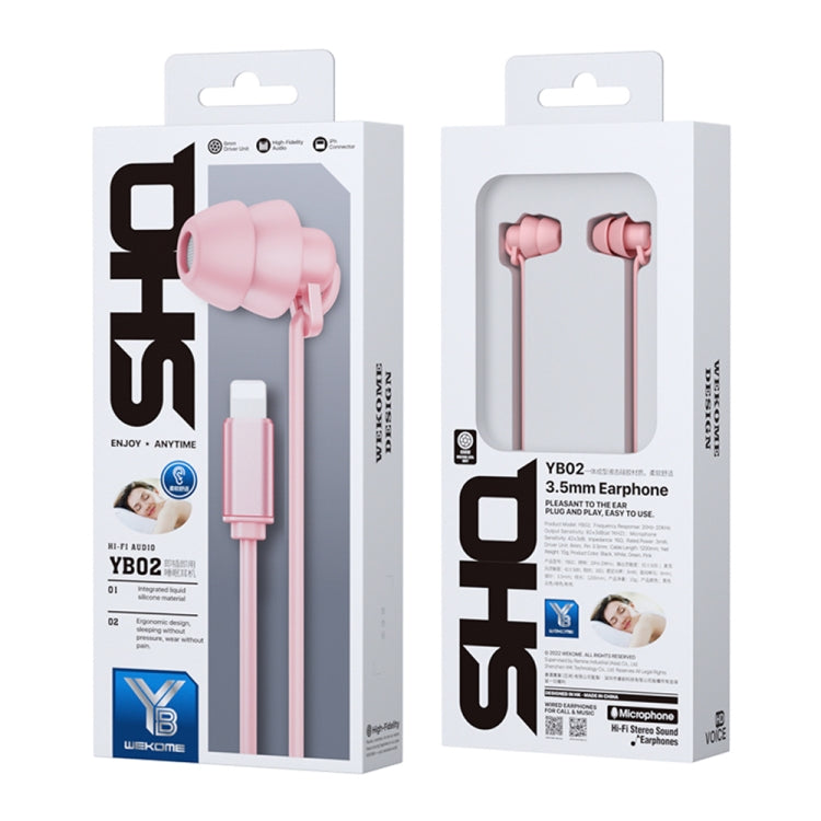 WEKOME YB02 SHQ Series In-Ear Sleep Wired Earphone, Plug Type:8 Pin