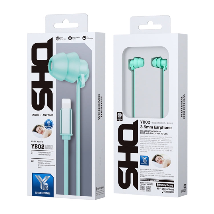 WEKOME YB02 SHQ Series In-Ear Sleep Wired Earphone, Plug Type:8 Pin