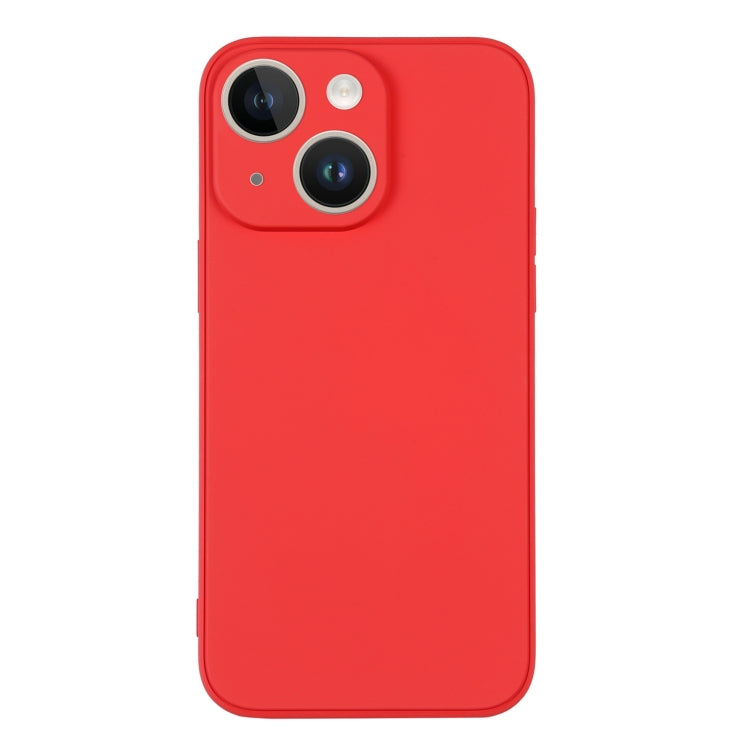 For iPhone 14 Plus Silicone Phone Case with Wrist Strap
