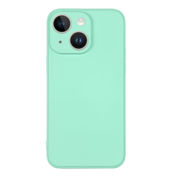 For iPhone 14 Plus Silicone Phone Case with Wrist Strap