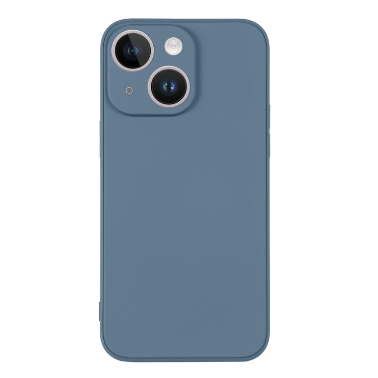 For iPhone 14 Plus Silicone Phone Case with Wrist Strap