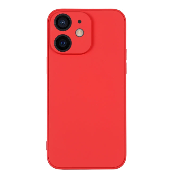 For iPhone 12 mini Silicone Phone Case with Wrist Strap