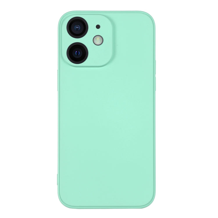 For iPhone 12 mini Silicone Phone Case with Wrist Strap