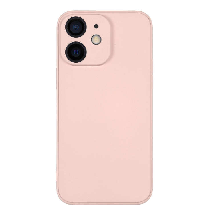 For iPhone 12 mini Silicone Phone Case with Wrist Strap
