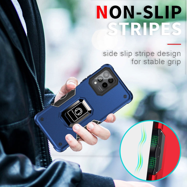 For T-Mobile REVVL 6 Pro 5G Ring Holder Non-slip Shockproof Armor Phone Case