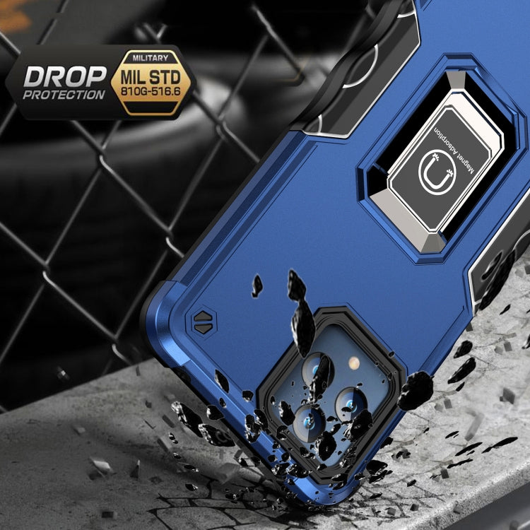 For T-Mobile REVVL 6 5G Ring Holder Non-slip Shockproof Armor Phone Case