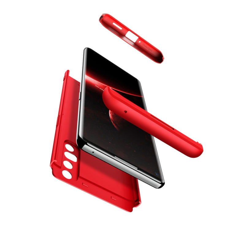 For OPPO Reno3 Pro 5G GKK Three Stage Splicing Full Coverage PC Case