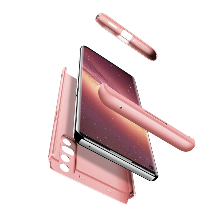 For OPPO Reno3 Pro 5G GKK Three Stage Splicing Full Coverage PC Case