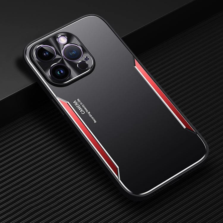 For iPhone 14 Pro Blade Series TPU + Titanium Alloy Phone Case