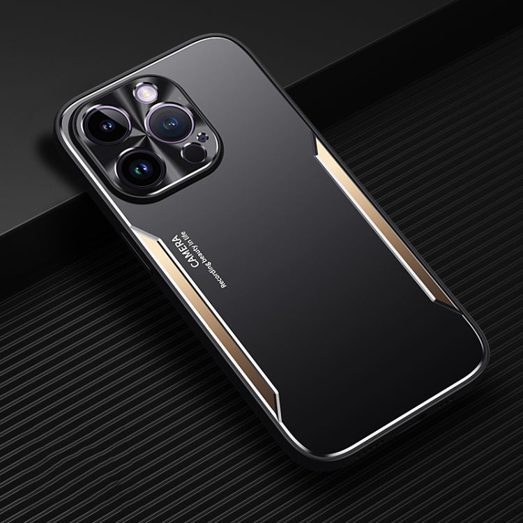 For iPhone 14 Pro Blade Series TPU + Titanium Alloy Phone Case