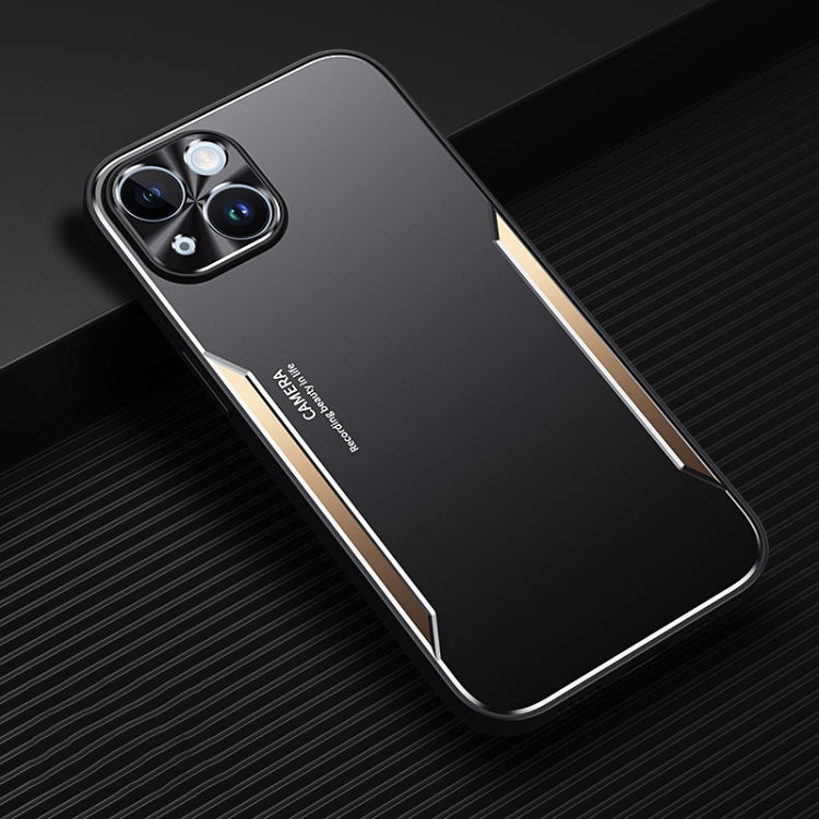 For iPhone 14 Blade Series TPU + Titanium Alloy Phone Case