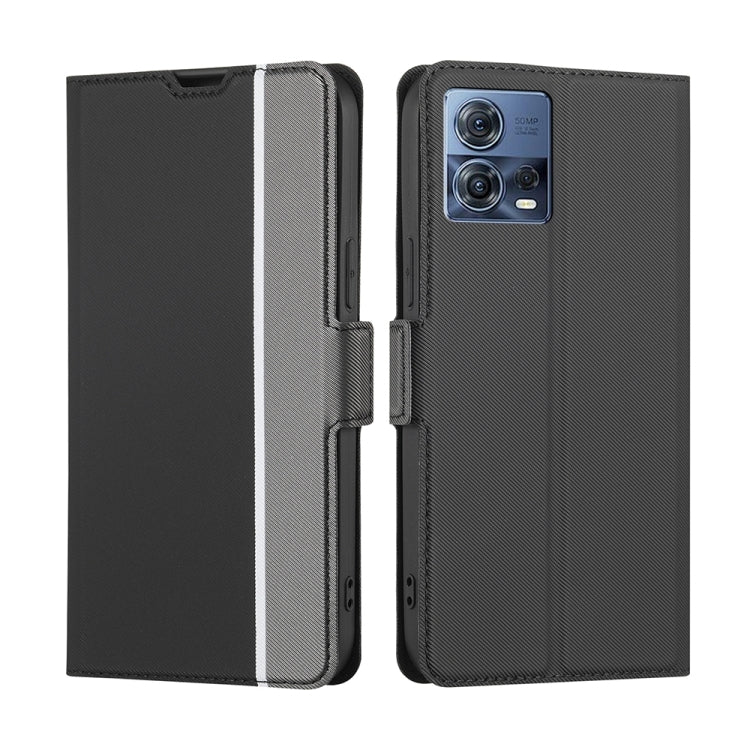 For Motorola Edge S30 Pro 5G / Edge 30 Fusion Twill Texture Side Buckle Leather Phone Case