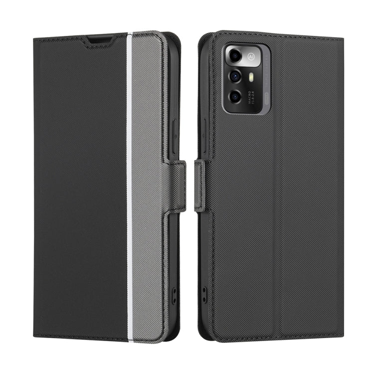 For ZTE Blade A72 5G Twill Texture Side Buckle Leather Phone Case