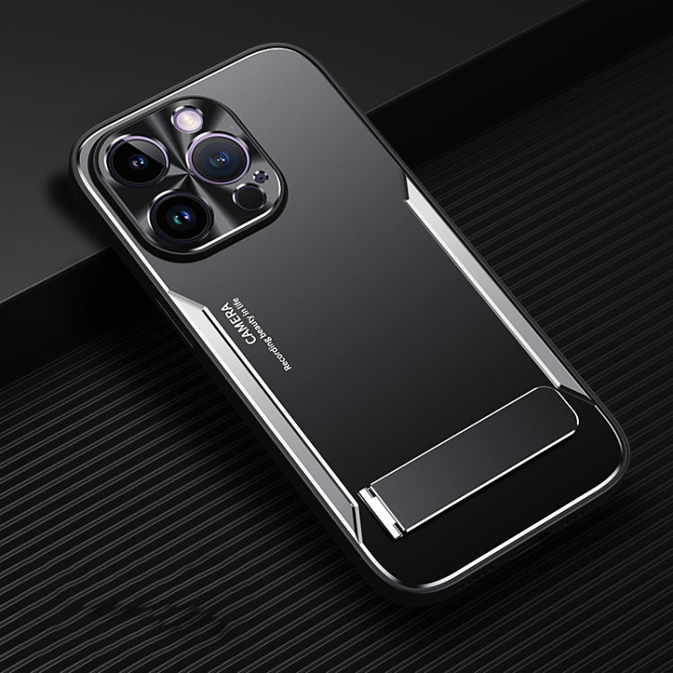 For iPhone 14 Pro Blade Series TPU + Titanium Alloy with Holder Phone Case