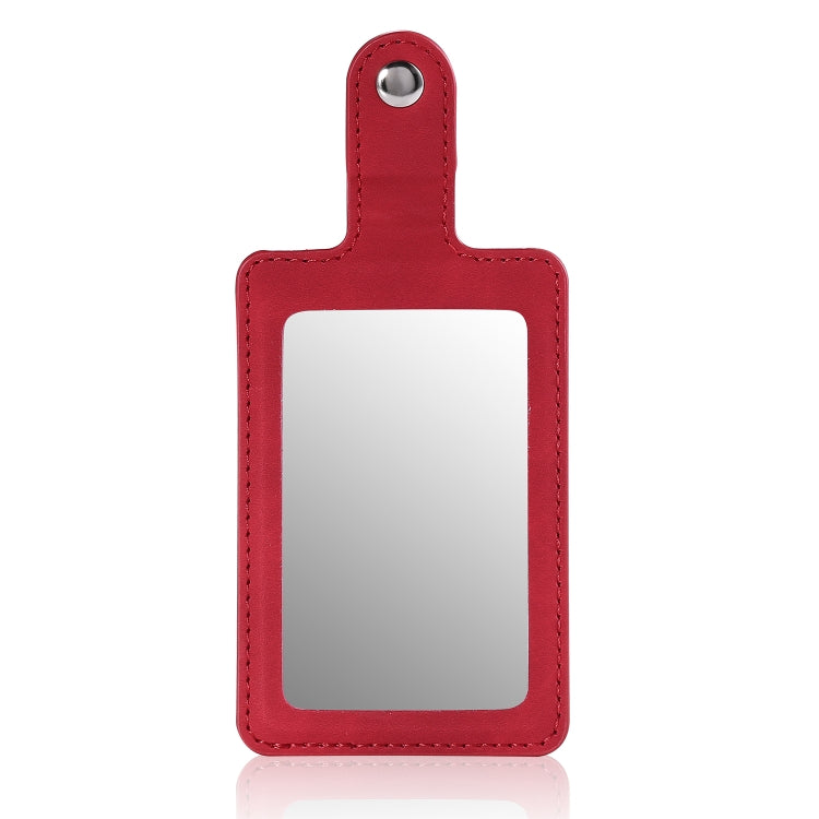 For Galaxy S20 Plus Shockproof Protective Case with Mirror & Card Slot & Short Lanyard