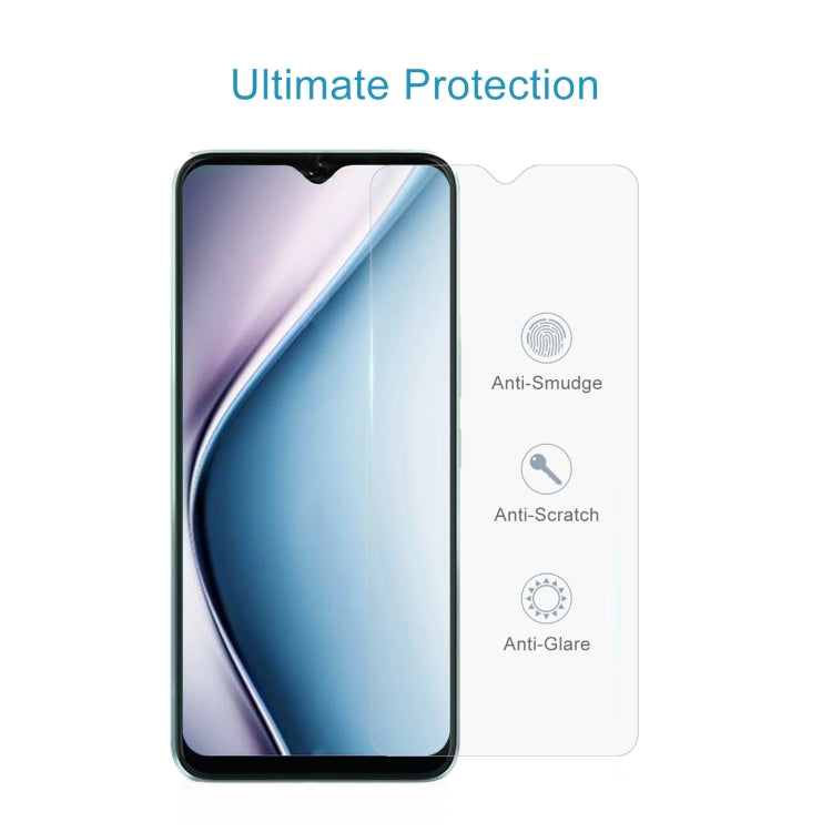 For Itel P38 50pcs 0.26mm 9H 2.5D Tempered Glass Film
