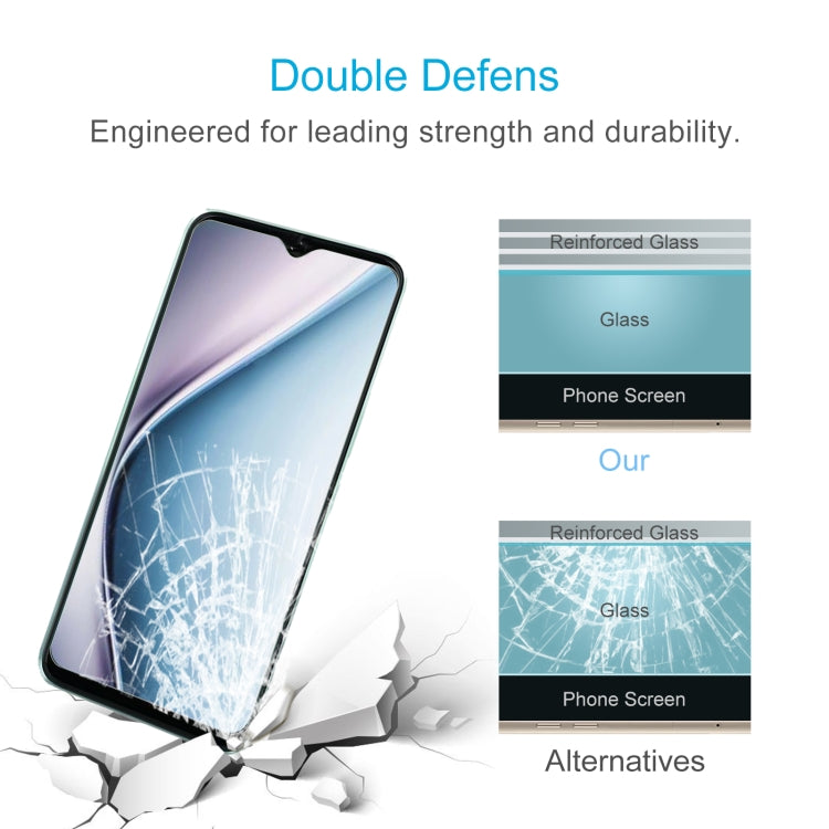 For Itel P38 50pcs 0.26mm 9H 2.5D Tempered Glass Film