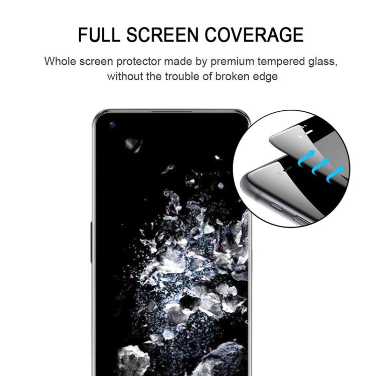 For OnePlus 11 Pro 3D Curved Edge Full Screen Tempered Glass Film(Black)
