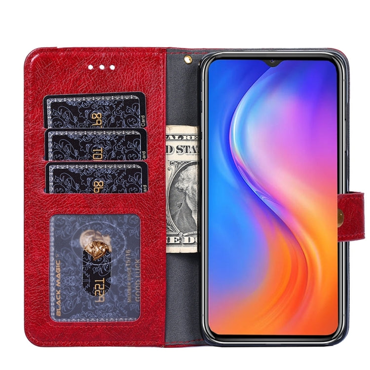 For ZTE Blade A72 5G Zipper Bag Flip Leather Phone Case