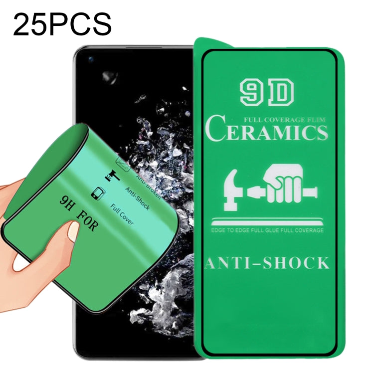 For OnePlus 11 Pro 25pcs 9D Full Screen Full Glue Ceramic Film