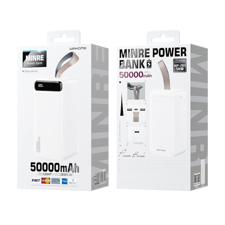 WEKOME WP-283  Minre Series 50000mAh LED Display Power Bank