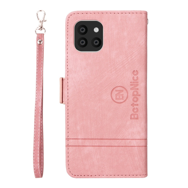 For Samsung Galaxy A03 164mm BETOPNICE Dual-side Buckle Leather Phone Case