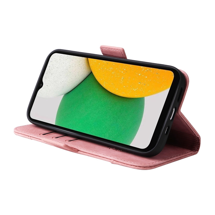 For Samsung Galaxy A03 164mm BETOPNICE Dual-side Buckle Leather Phone Case