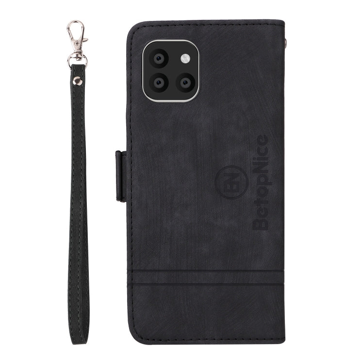 For Samsung Galaxy A03 164mm BETOPNICE Dual-side Buckle Leather Phone Case