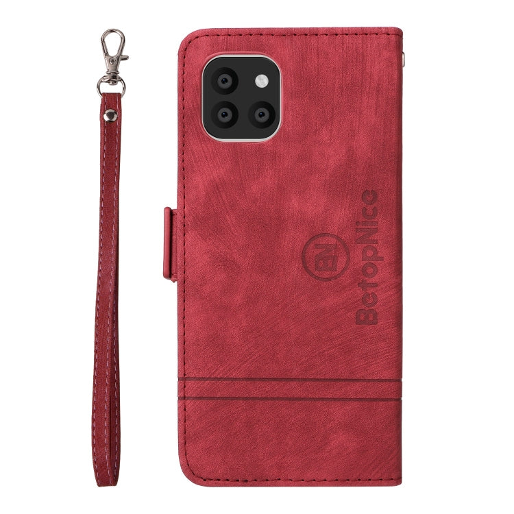 For Samsung Galaxy A03 164mm BETOPNICE Dual-side Buckle Leather Phone Case