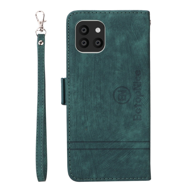 For Samsung Galaxy A03 164mm BETOPNICE Dual-side Buckle Leather Phone Case